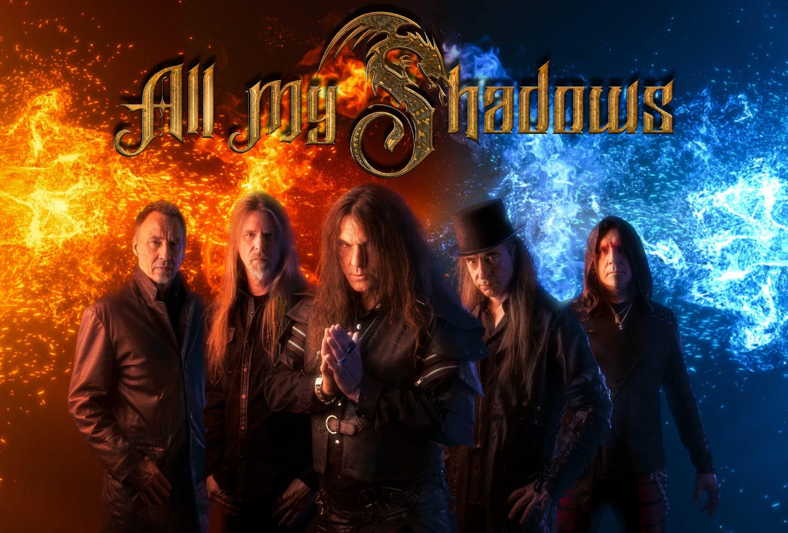 Photo promotionnelle du groupe All My Shadows