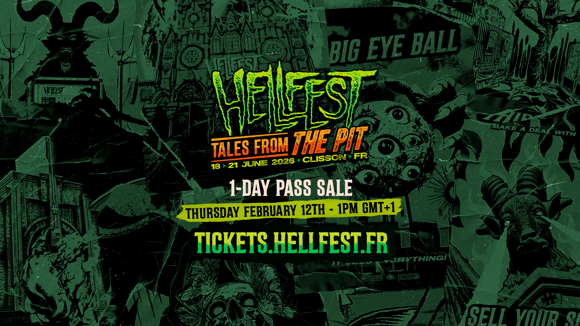 Hellfest 2026: mise en vente des pass 1 jour